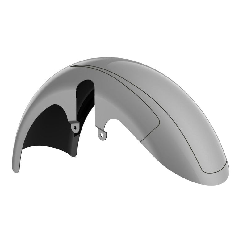 Advanblack Color-Matched 18" Wide Fat Tire Front Fender for '23.5-Up Harley Touring