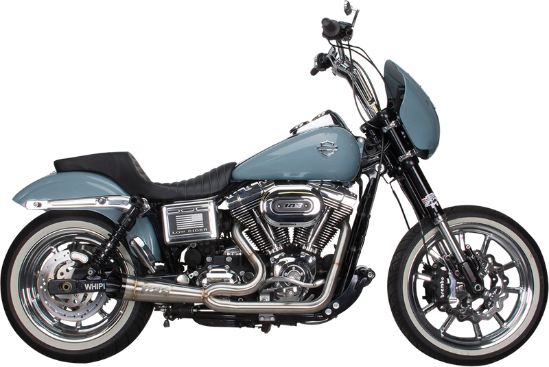 TBR Comp S 2in1 Exhaust Polished W/Turnout - '05-'17 DYNA