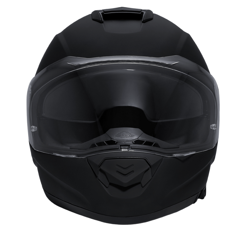 Daytona Detour Full Face Motorcycle Helmet - DOT Certified, Dual Visor, Street Bike Helmet, Men/Women/Youth - Dull Black