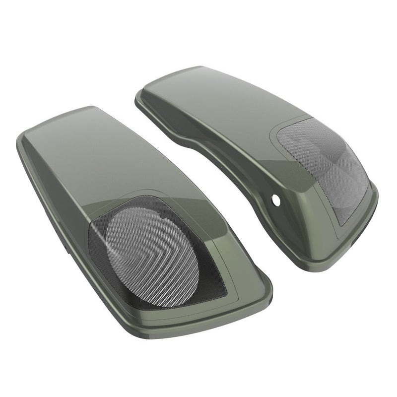 Advanblack Color Matched 5x7 Inch Speaker Lids for '14-'23 Harley Touring