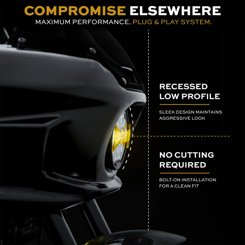 Kraus Moto EOS Light Kit - With Denali Lighting (Low Rider ST)