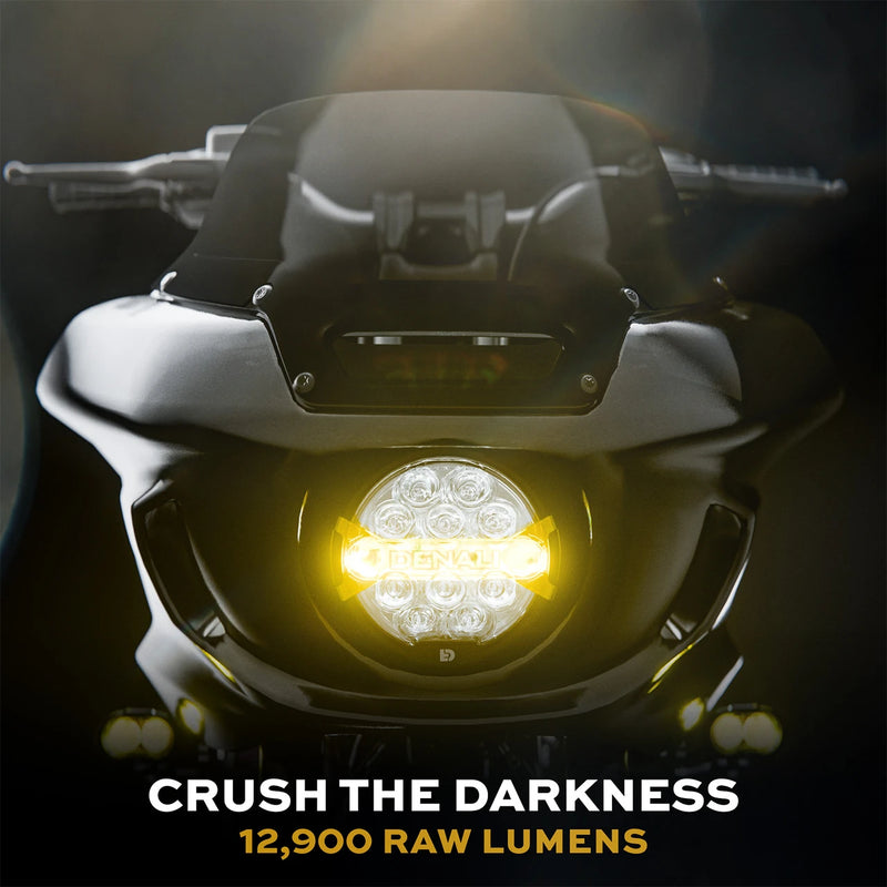 Kraus Moto EOS Light Kit - With Denali Lighting (Low Rider ST)