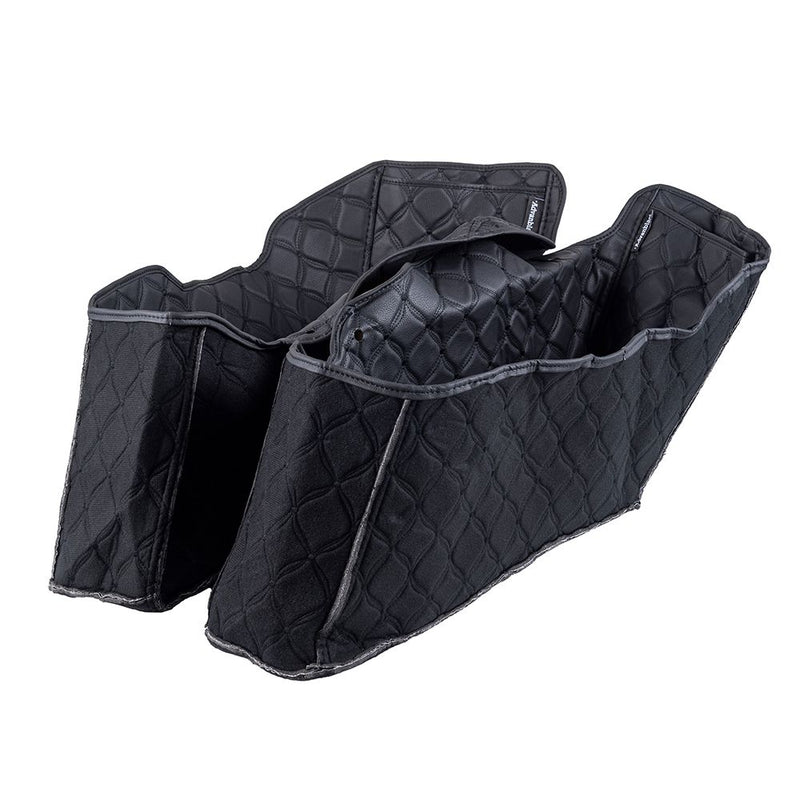 Advanblack Custom Stitching Liner Kit for '14-'23 OEM Factory Stock Non Stretched Saddlebag Bottoms