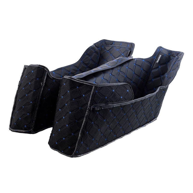 Advanblack Custom Stitching Liner Kit Fit for '93-'13 OEM Factory Stock Saddlebags Bottoms