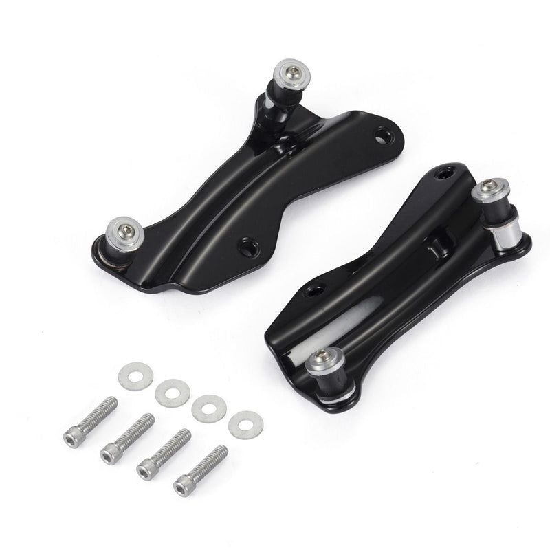 Advanblack Black 4-Point Docking Hardware Kit for Harley Touring '2014+ PN 52300353
