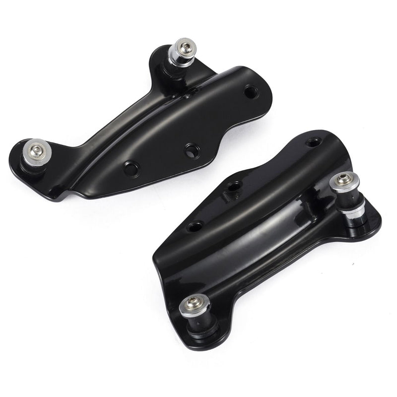 Advanblack Black 4-POINT DOCKING HARDWARE KIT FOR HARLEY TOURING '09-'13 PN 54205-09A