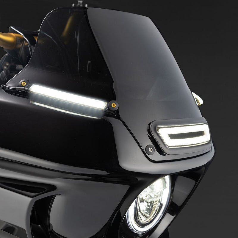 Advanblack Aero Blades LED Sequential Turn Signals & Running Lights for ST fairing