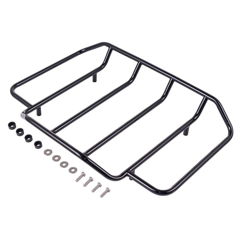 Advanblack Air Wing Rear Tour Trunk Pack Luggage Rack For Harley Rear Tour Trunk Pack