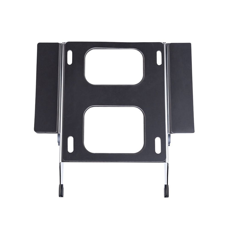 Advanblack Chrome Detachable Two Up Rear Tour Trunk Pack Mounting Rack For  '09Up Harley Touring