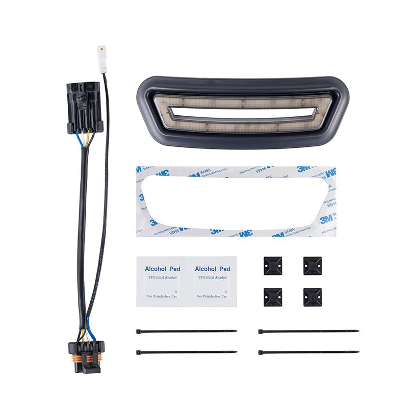 Advanblack Gridlite LED Fairing Vent Light for M8 Softail with ST fairings
