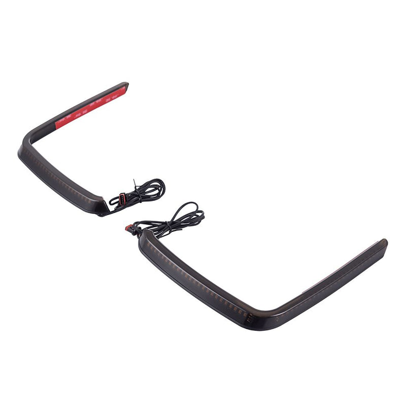 Advanblack Hyper LED Light w/ Sequential Red Turn Signal Saddlebags lights For '23.5Up Harley Touring