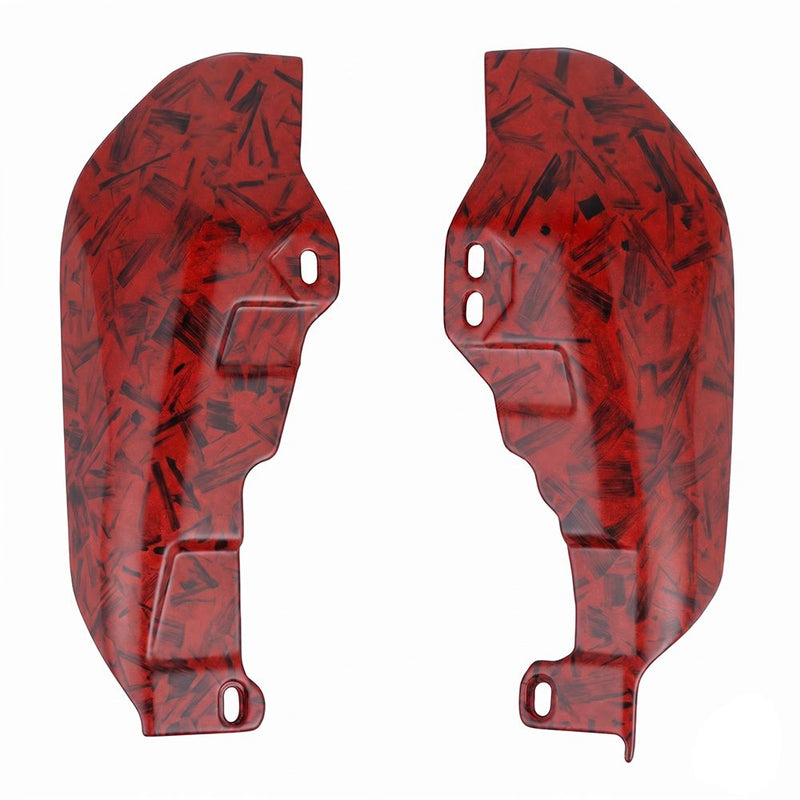 Advanblack Carbon Fiber MID-FRAME AIR DEFLECTORS HEAT SHIELD FOR '09-'26 HARLEY Touing