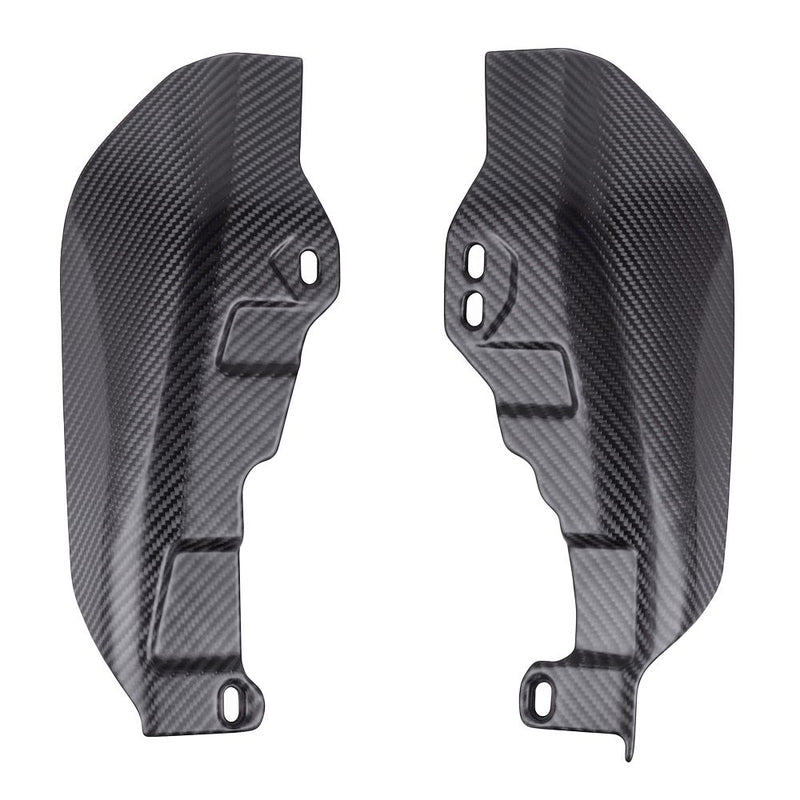 Advanblack Carbon Fiber MID-FRAME AIR DEFLECTORS HEAT SHIELD FOR '09-'26 HARLEY Touing