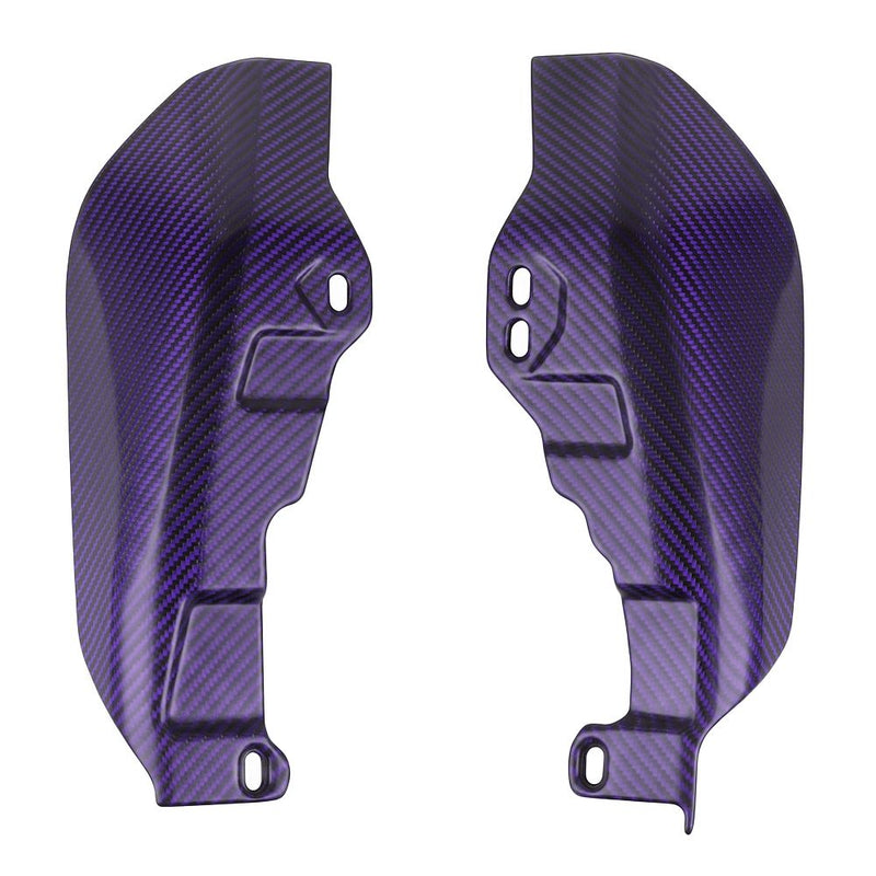 Advanblack Carbon Fiber MID-FRAME AIR DEFLECTORS HEAT SHIELD FOR '09-'26 HARLEY Touing
