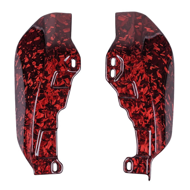Advanblack Carbon Fiber MID-FRAME AIR DEFLECTORS HEAT SHIELD FOR '09-'26 HARLEY Touing