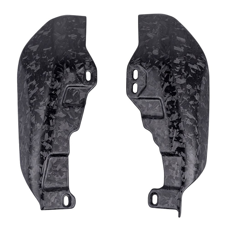 Advanblack Carbon Fiber MID-FRAME AIR DEFLECTORS HEAT SHIELD FOR '09-'26 HARLEY Touing