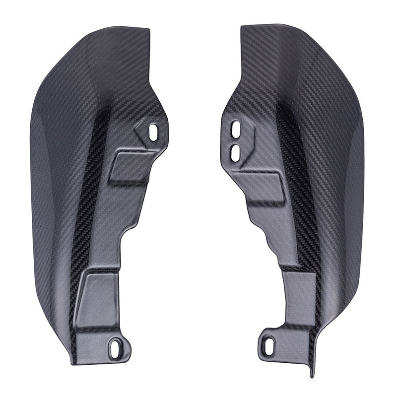Advanblack Carbon Fiber MID-FRAME AIR DEFLECTORS HEAT SHIELD FOR '09-'26 HARLEY Touing