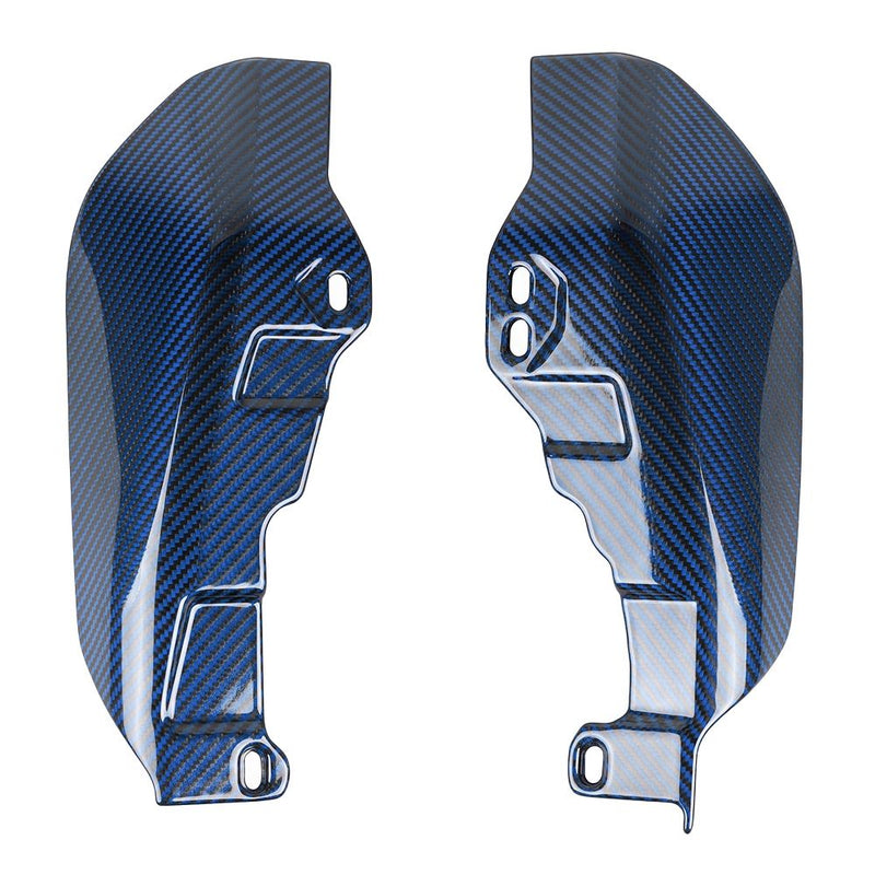 Advanblack Carbon Fiber MID-FRAME AIR DEFLECTORS HEAT SHIELD FOR '09-'26 HARLEY Touing