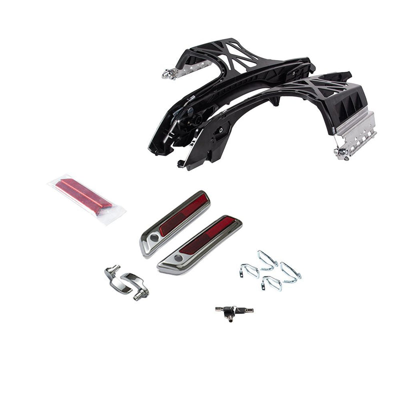 Advanblack One Touch Saddlebag Mounting Latch Hardware For 2014-2023 Harley Touring Models