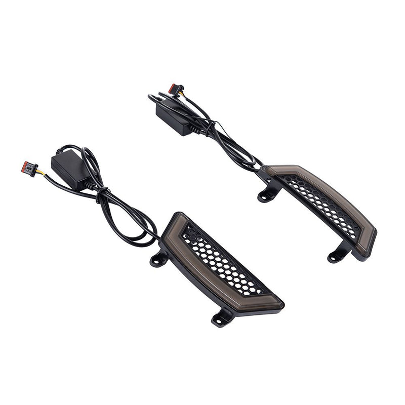 Advanblack ST Lower Leg Fairing Led Lights For Harley 2018+ Softail Low Rider S/ ST, Street Bob, Softail Standard