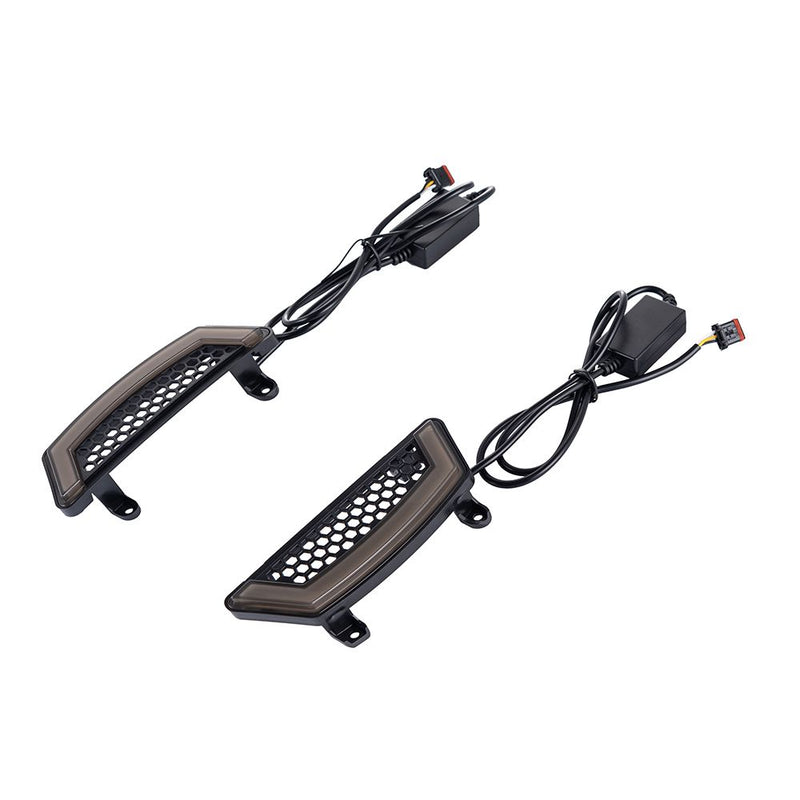 Advanblack ST Lower Leg Fairing Led Lights For Harley 2018+ Softail Low Rider S/ ST, Street Bob, Softail Standard
