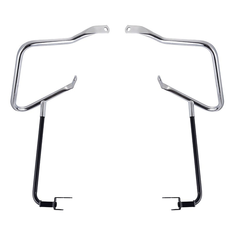 Advanblack Rear Saddlebag Guards For 2014-2023 Harley Touring