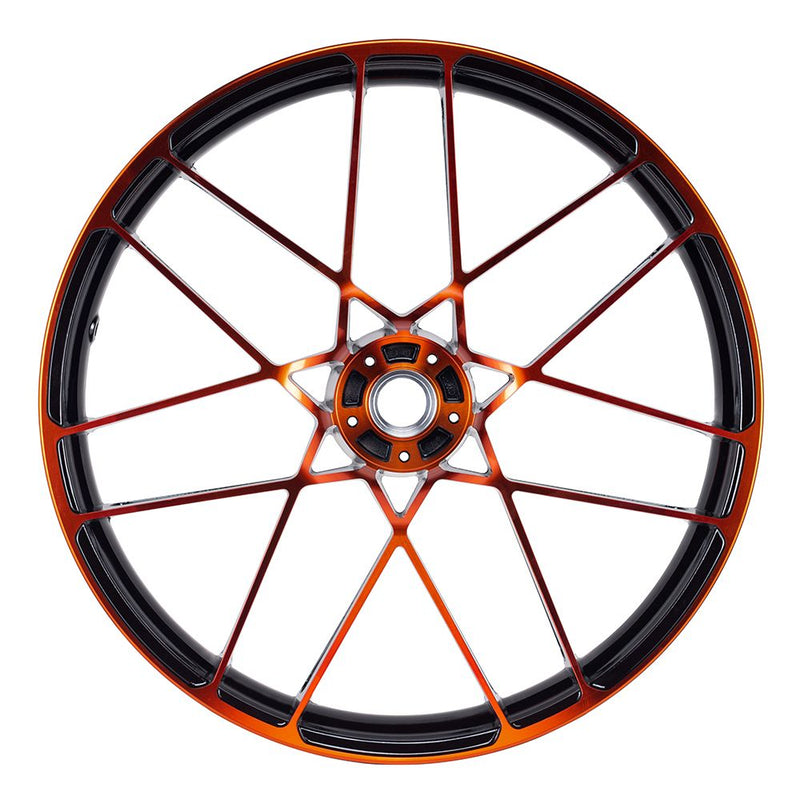 Advanblack Blazer 21 inch Color Front Wheels for '09Up Harley Tourings