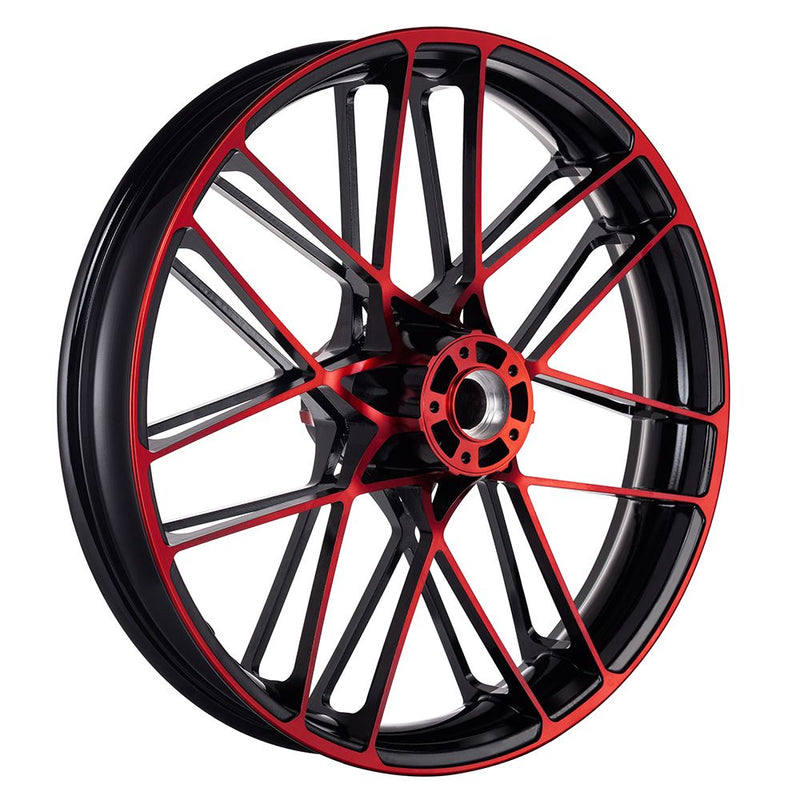 Advanblack Blazer 21 inch Color Front Wheels for '09Up Harley Tourings
