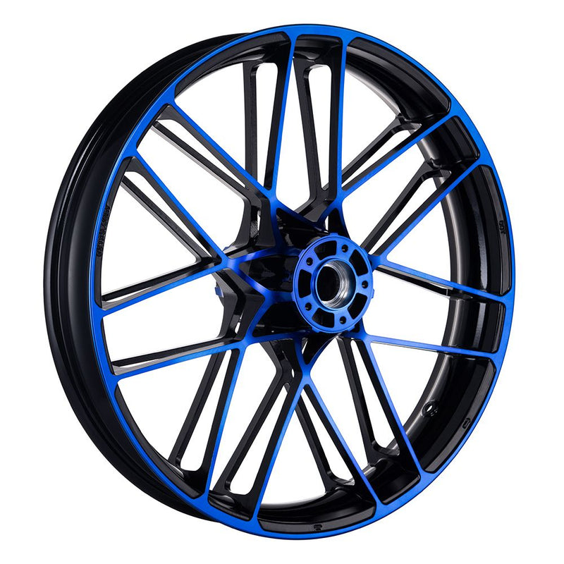 Advanblack Blazer 21 inch Color Front Wheels for '09Up Harley Tourings