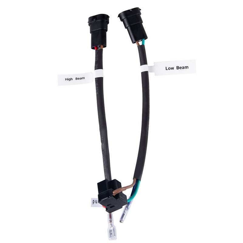 Advanblack 7'' LED Headlights Wire Harness Adapter for 2014+ Road King