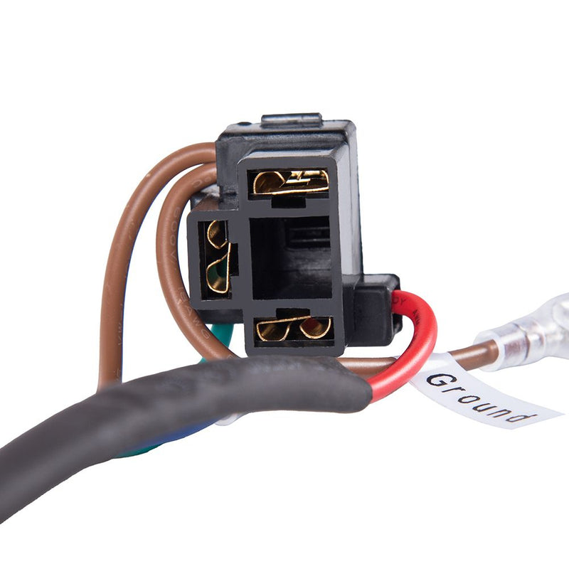 Advanblack 7'' LED Headlights Wire Harness Adapter for 2014+ Road King
