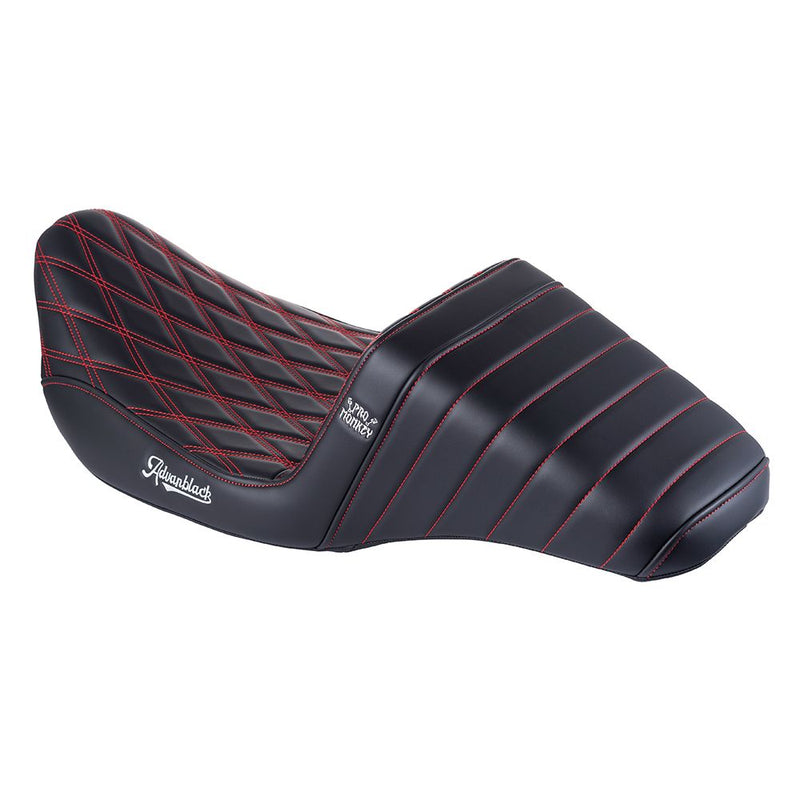 Advanblack "ProMonkey" Extended Reach Seat For '09-'23 Harley Touring