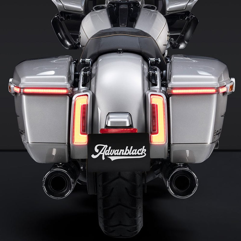 Advanblack Hyper LED Light w/ Sequential Red Turn Signal Saddlebags lights For '23.5Up Harley Touring