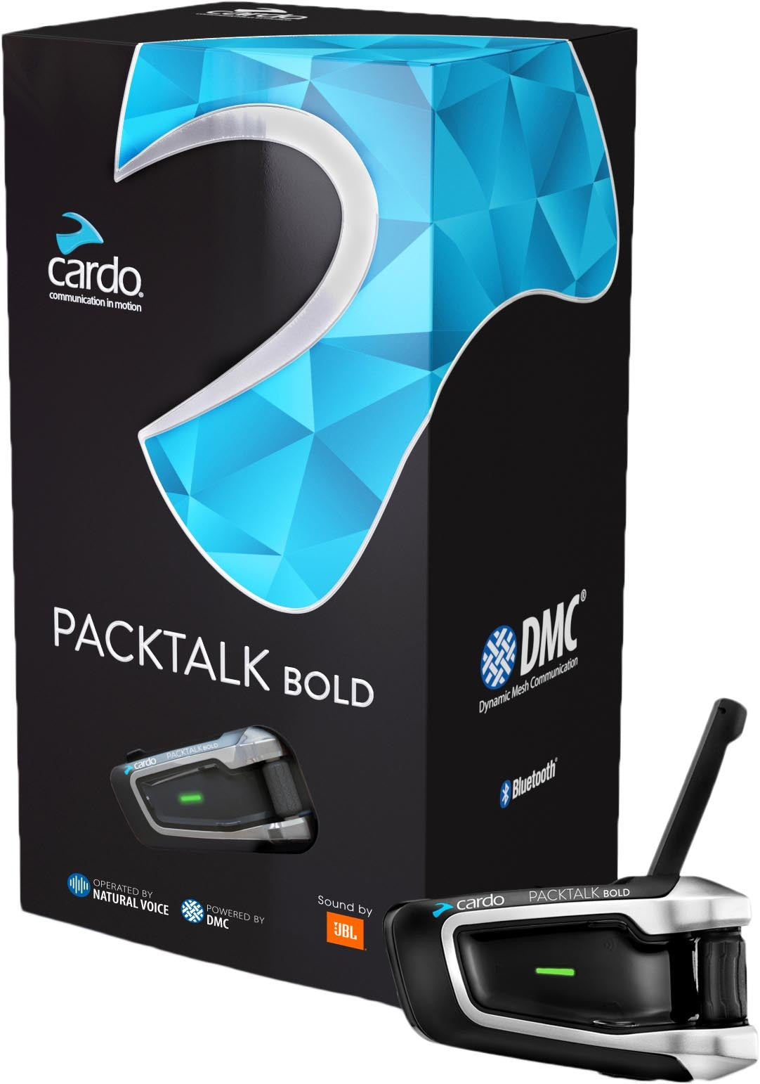 CARDO Packtalk Bold Bluetooth Headset Single — Lifestyle Cycles