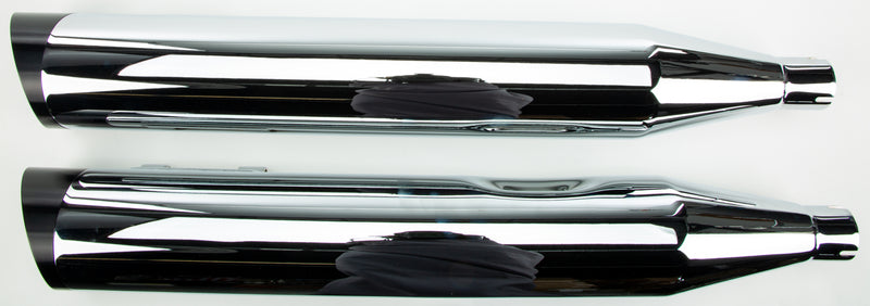 TBR Comp S Slip On Tc Chrome W/Black Slash End Cap - '95-'16 TOURNG