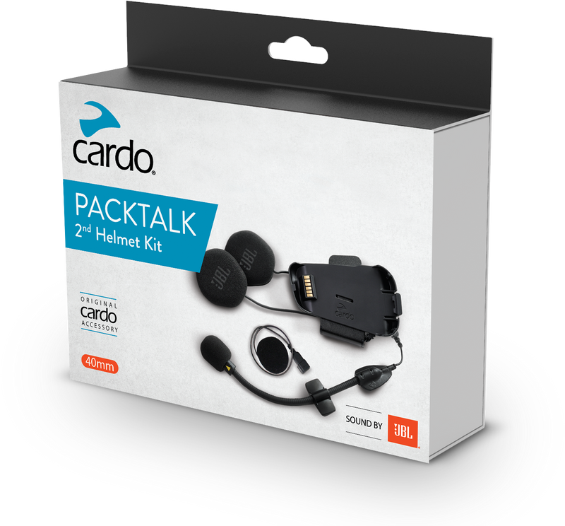 CARDO Packtalk 2nd helmet kit with Sound by JBL