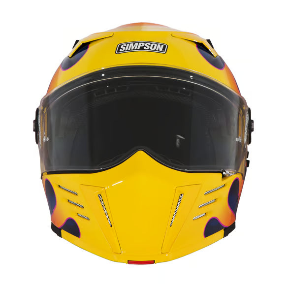 Simpson Motorcycle Mod Bandit Helmet - Wildfire Yellow