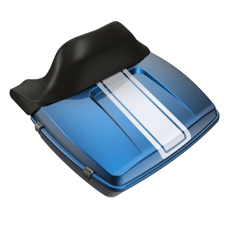 Advanblack Fast Johnnie RUSHMORE KING Rear Tour Trunk Pack PAD FOR HARLEY TOURING / SOFTAIL