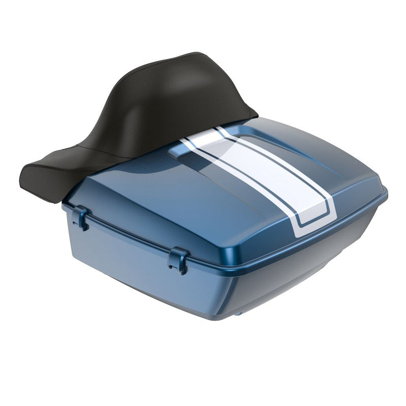 Advanblack Fast Johnnie RUSHMORE KING Rear Tour Trunk Pack PAD FOR HARLEY TOURING / SOFTAIL