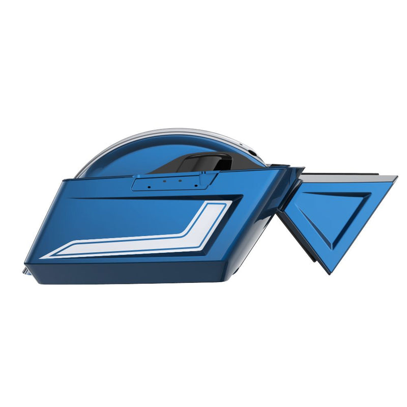 Advanblack Color Matched Holeshot 1.0 Chopped Bagger Kit for '14-'23 Harley Touring