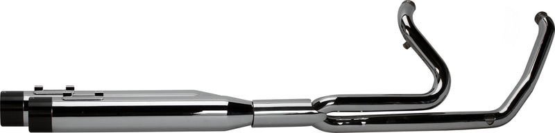 TBR Comp S 2in1 W/Ghost Chrome W/Black End Cap - '17-'24 TOURING