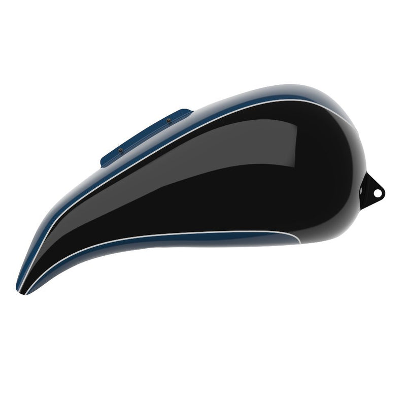 Advanblack Custom Two Tone Stretched Tank Cover for Harley '09-'23 Street Glide & Road Glide & Road King