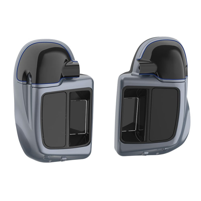 Advanblack Custom Two Tone Rushmore Lower Vented Fairings for 2014-2023 Harley Touring