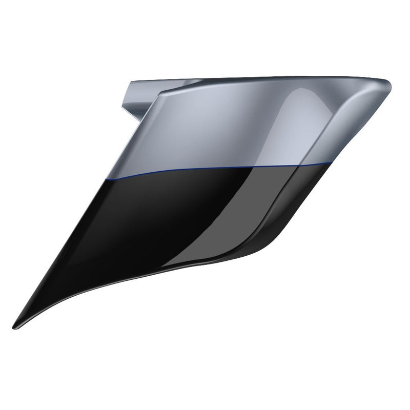 Advanblack Custom Two Tone ABS Stretched Side Cover Panel for 2014-2023 Harley Davidson Touring