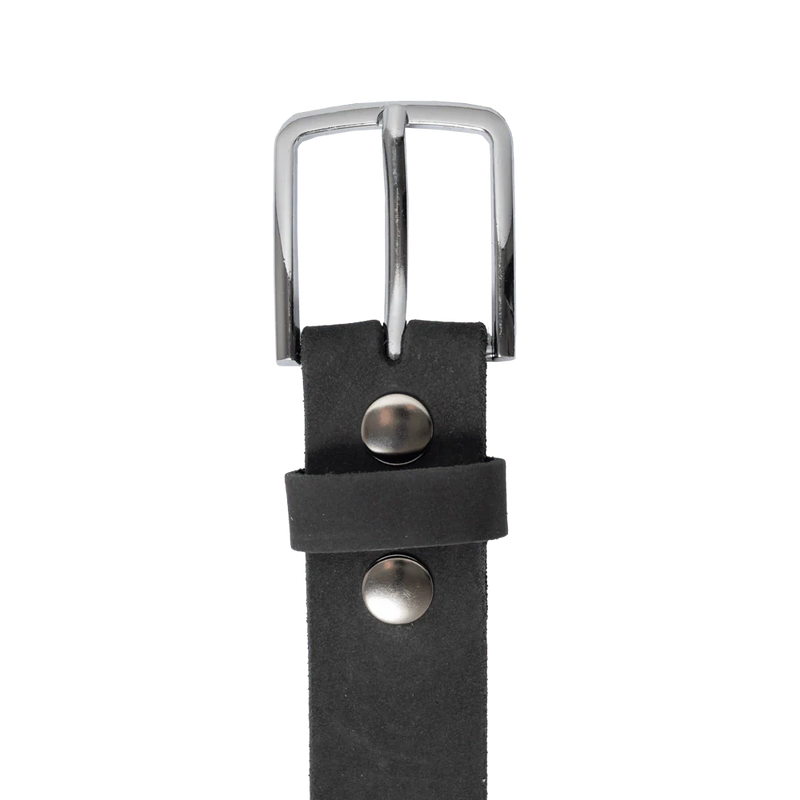 Gunmetal Nubuck Belt