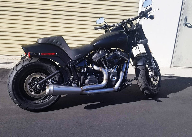 Burns Stainless NhB Exhaust for M8 Softails