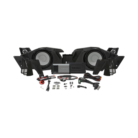 Rockford Fosgate Dual 10" Saddlebag Subwoofer Kit for 2014-2023 Harley-Davidson® Street Glide & Road Glide