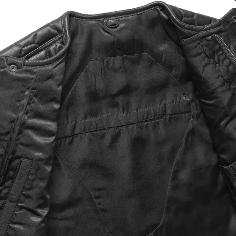 Hornet Men's Club Style Leather Vest