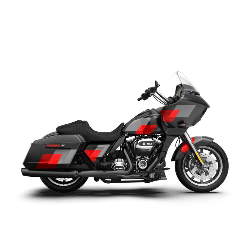 Advanblack Holeshot FULL BODY COLOR SWAP BUNDLE FOR '15-'23 HARLEY Road Glide