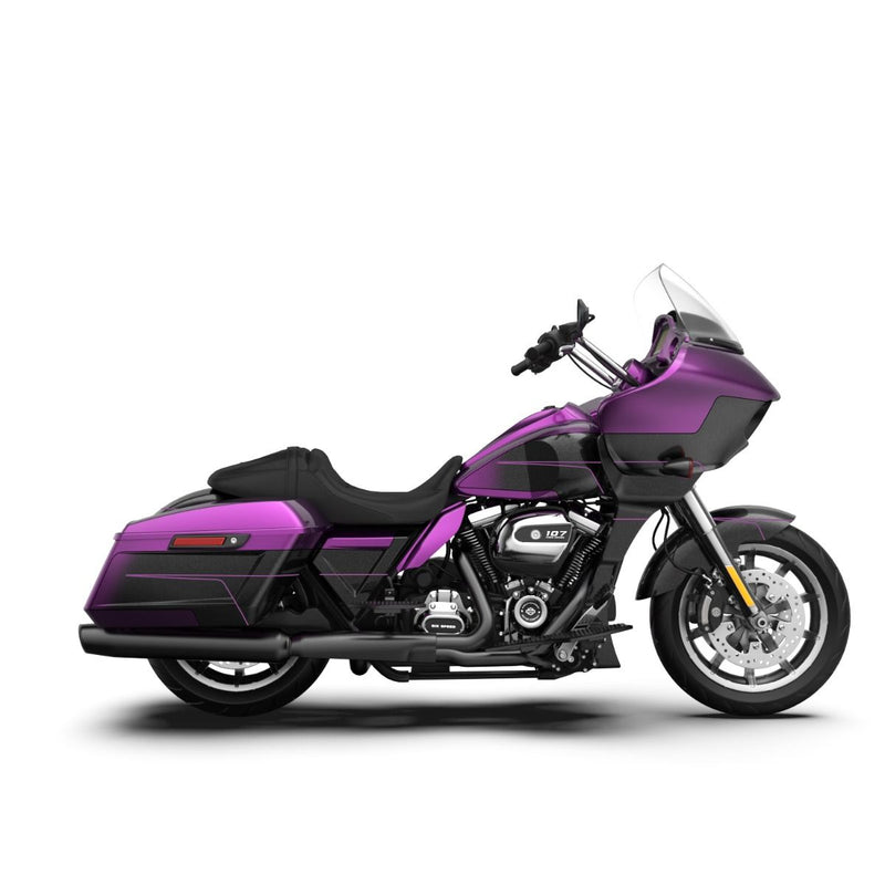 Advanblack Holeshot FULL BODY COLOR SWAP BUNDLE FOR '15-'23 HARLEY Road Glide